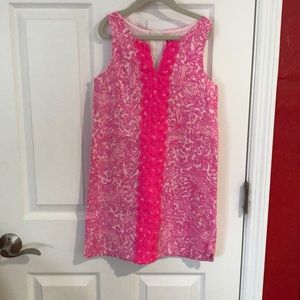 Lilly Pulitzer quilted pink girl’s dress size 7-8